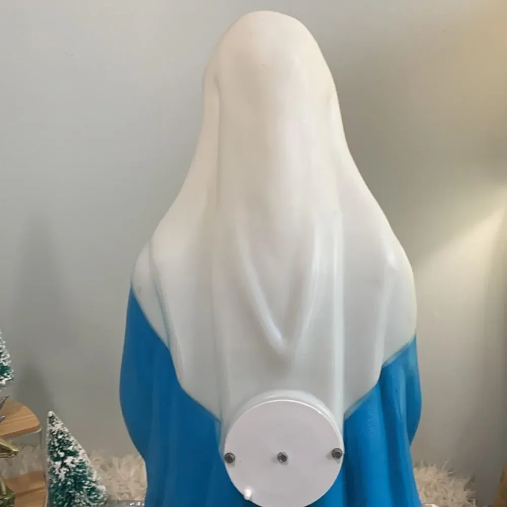 Empire‎ Vintage Lighted Blow Mold Christmas Nativity Virgin Mary